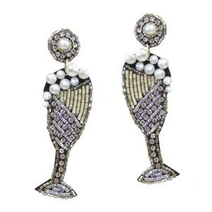 Brand new seed bead cocktail earrings